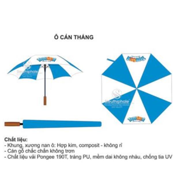 Ô dù quảng cáo ngoài trời tphcm - ô cán thẳng